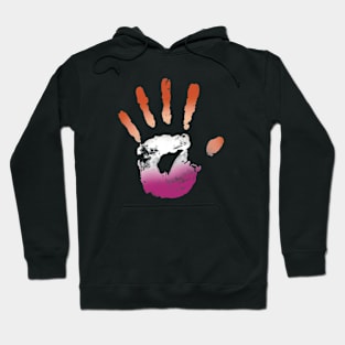 Lesbian Handprint Hoodie